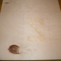claudia schumann, CO, 2005, 60 x 40 x 2 cm, wood